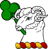Family crest from Ireland for Ramsden (Kerry)