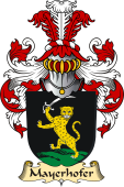 v.23 Coat of Family Arms from Germany for Mayerhofer