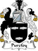 English Coat of Arms for the family Purefoy