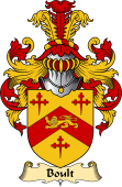 English Coat of Arms (v.23) for the family Boult or Bolt
