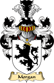 English Coat of Arms (v.23) for the family Morgan I (Wales)