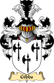 English Coat of Arms (v.23) for the family Gibbs