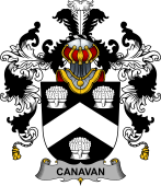 Irish Family Coat of Arms (v.25b) Canavan or O'Canavan