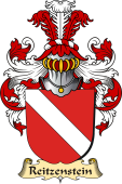 v.23 Coat of Family Arms from Germany for Reitzenstein