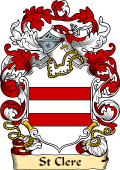 English or Welsh Family Coat of Arms (v.23) for St Clere
