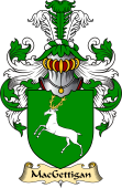 Irish Family Coat of Arms (v.23) for MacGettigan or Ettigan