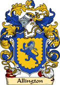 English or Welsh Family Coat of Arms (v.23) for Allington (London)