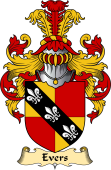 English Coat of Arms (v.23) for the family Evers