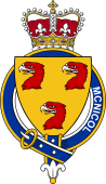 British Garter Coat of Arms for McNicol (Nicolson) Scotland