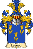 French Family Coat of Arms (v.23) for Lesueur (Sueur le)