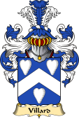 French Family Coat of Arms (v.23) for Villard
