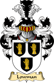 English Coat of Arms (v.23) for the family Lowman