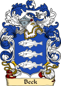 English or Welsh Family Coat of Arms (v.23) for Beck