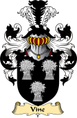 English Coat of Arms (v.23) for the family Vine
