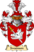 English Coat of Arms (v.23) for the family Swainson