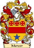 English or Welsh Family Coat of Arms (v.23) for Mercer (London)