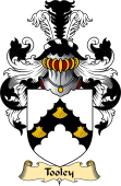 English Coat of Arms (v.23) for the family Tooley