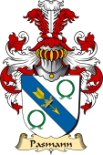 v.23 Coat of Family Arms from Germany for Pasmann