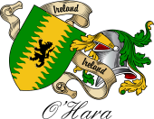 Sept (Clan) Coat of Arms from Ireland for O'Hara