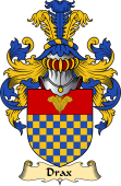 English Coat of Arms (v.23) for the family Drax
