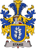 Swedish Coat of Arms for Stake