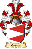 v.23 Coat of Family Arms from Germany for Grawe