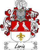 Araldica Italiana Coat of arms used by the Italian family Loria