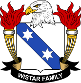 Coat of arms used by the Wistar family in the United States of America