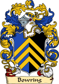 English or Welsh Family Coat of Arms (v.23) for Bowring (ref Berry)