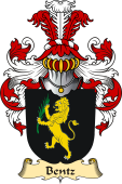 v.23 Coat of Family Arms from Germany for Bentz