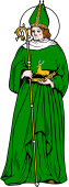 St Hubert as Bishop