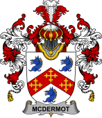 Irish Family Coat of Arms (v.25b) McDermot