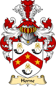 English Coat of Arms (v.23) for the family Horne