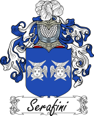 Araldica Italiana Coat of arms used by the Italian family Serafini