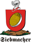 German shield on a mount for Siebmacher