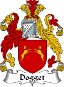 English Coat of Arms for the family Dogget
