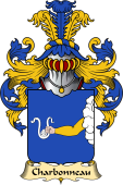 French Family Coat of Arms (v.23) for Charbonneau