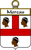 French Coat of Arms Badge for Moreau