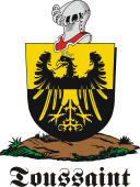 German shield on a mount for Toussaint