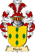 v.23 Coat of Family Arms from Germany for Hardt