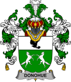 Irish Family Coat of Arms (v.25b) Donohue or O'Donohue