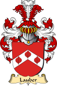 v.23 Coat of Family Arms from Germany for Lauber