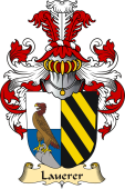 v.23 Coat of Family Arms from Germany for Lauerer