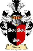 English Coat of Arms (v.23) for the family Steer (e)