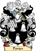 English or Welsh Family Coat of Arms (v.23) for Porter
