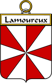 French Coat of Arms Badge for Lamoureux