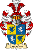 v.23 Coat of Family Arms from Germany for Lattacher