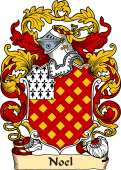 English or Welsh Family Coat of Arms (v.23) for Noel