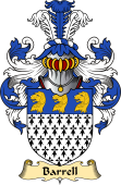 English Coat of Arms (v.23) for the family Barrell
