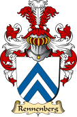 v.23 Coat of Family Arms from Germany for Rennenberg